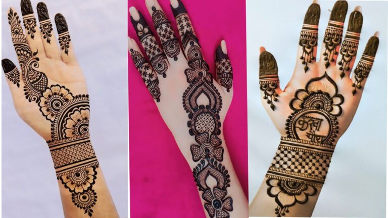 Karwa Chauth Mehndi Design: हाथों में रचाएं पियां के नाम की मेहंदी देखें लेटेस्ट मेहंदी डिजाइन