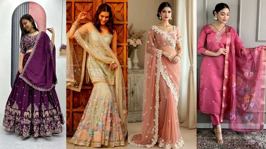Diwali Outfits 2025: ऑफिस पार्टी में दिखें सबसे हटके! ये हैं कुर्ती, साड़ी जैसे फैशनेबल ऑउटफिट