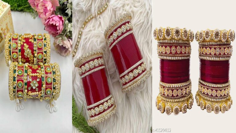 Red Chuda Set :2025 के लिए देखें लाल चूड़ियों के सेट, जो हर साड़ी के साथ खूब जचेंगे