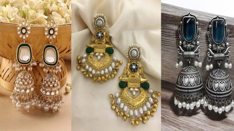Earring Design: स्टाइलिश लुक के लिए एथनिक वियर के साथ पहनें ये मॉडर्न इयररिंग