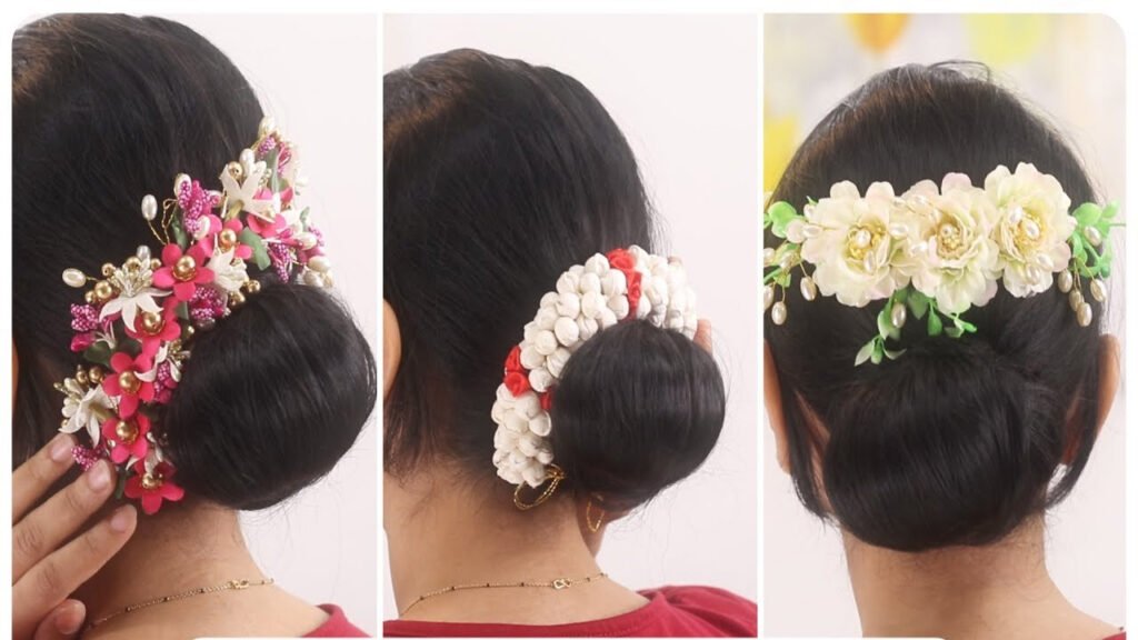 Karwa Chauth Hairstyle 2025 पर इन आर्टिफिशियल गजरा से आप भी बना सकती हैं सुंदर सा बन