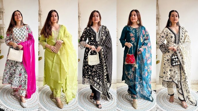 kurta set design: ट्रेंडी कुर्ता सेट के साथ अपनी खूबसूरती का जलवा बिखेरें