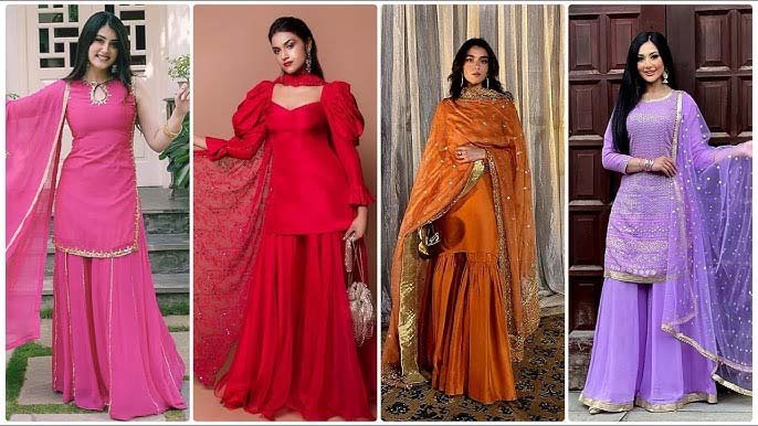 Fancy Sharara Suit: शरारा सूट में दिखेगा आपका ही जलवा, देख लें ये फैंसी डिजाइन