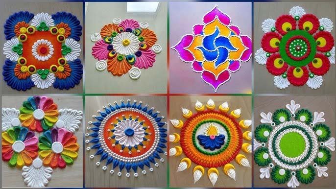 Rangoli Designs: मिनटों में बनाएँ सुंदर रंगोली डिज़ाइन,देखे लेटेस्ट कलेक्शन