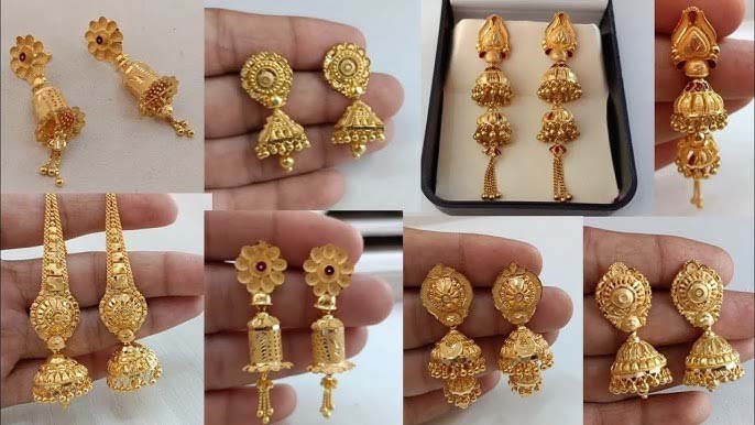 Gold Jhumka Design: छठ पूजा में पहनने के लिए नए गोल्ड झुमके के लेटेस्ट डिज़ाइन देखें