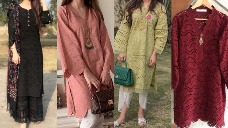 Chikankari Kurta Set Design: ये खूबसूरत और ट्रेंडी चिकनकारी कुर्ता सेट का देखें डिज़ाइन