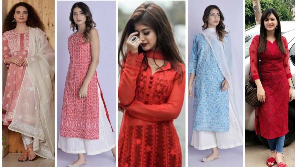 Chikankari Kurta Set Design: ये खूबसूरत और ट्रेंडी चिकनकारी कुर्ता सेट का देखें डिज़ाइन