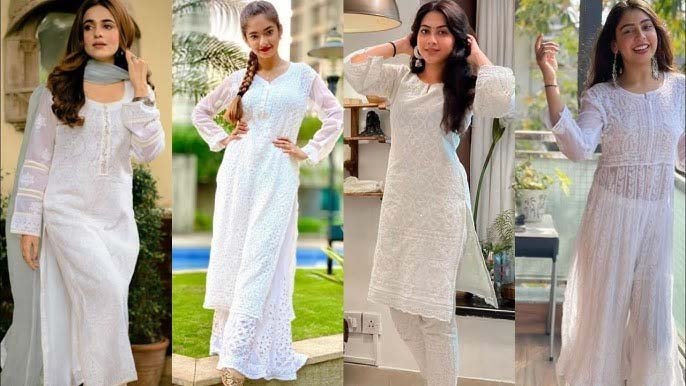 Chikankari Kurta Set Design: ये खूबसूरत और ट्रेंडी चिकनकारी कुर्ता सेट का देखें डिज़ाइन