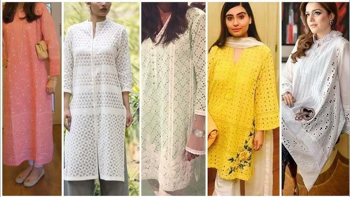 Chikankari Kurta Set Design: ये खूबसूरत और ट्रेंडी चिकनकारी कुर्ता सेट का देखें डिज़ाइन