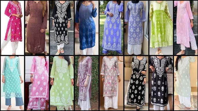 Chikankari Kurta Set Design: ये खूबसूरत और ट्रेंडी चिकनकारी कुर्ता सेट का देखें डिज़ाइन