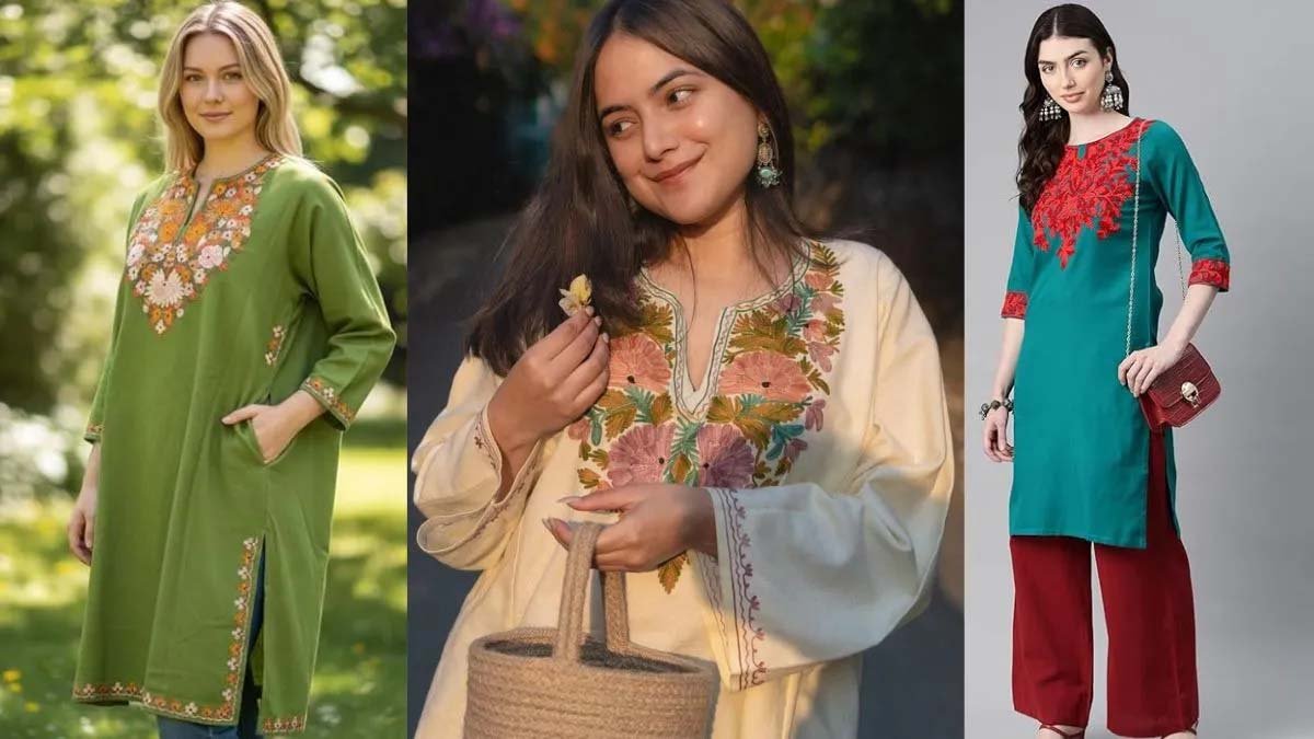Kashmiri Kurti Designs: सर्दियों में हर मौके पर जचेंगी ये खूबसूरत कश्मीरी कुर्तियां
