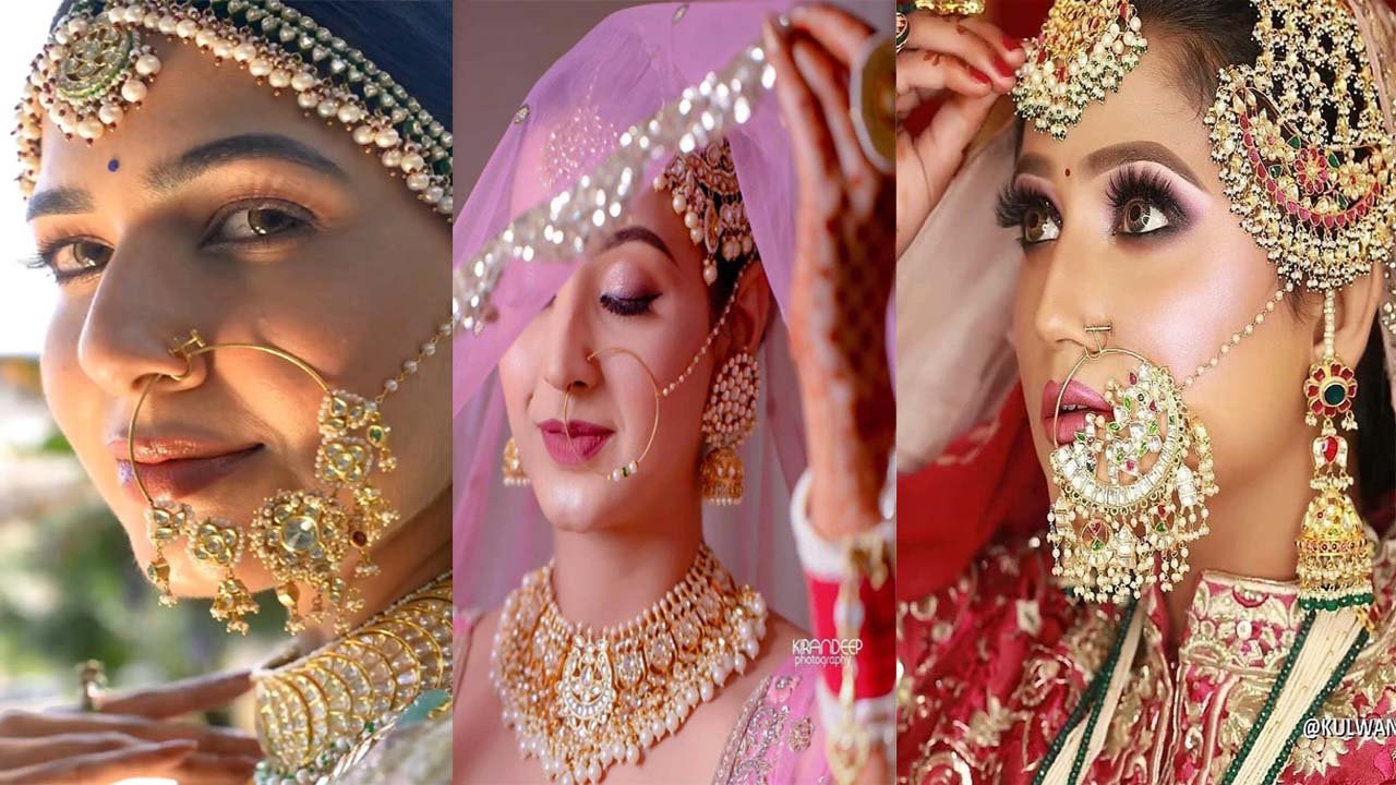 Bridal Nath Designs 2025: ट्रेंडिंग गोल्ड नथिया जो बॉलीवुड स्टाइल में दुल्हन को बनाएं रानी​