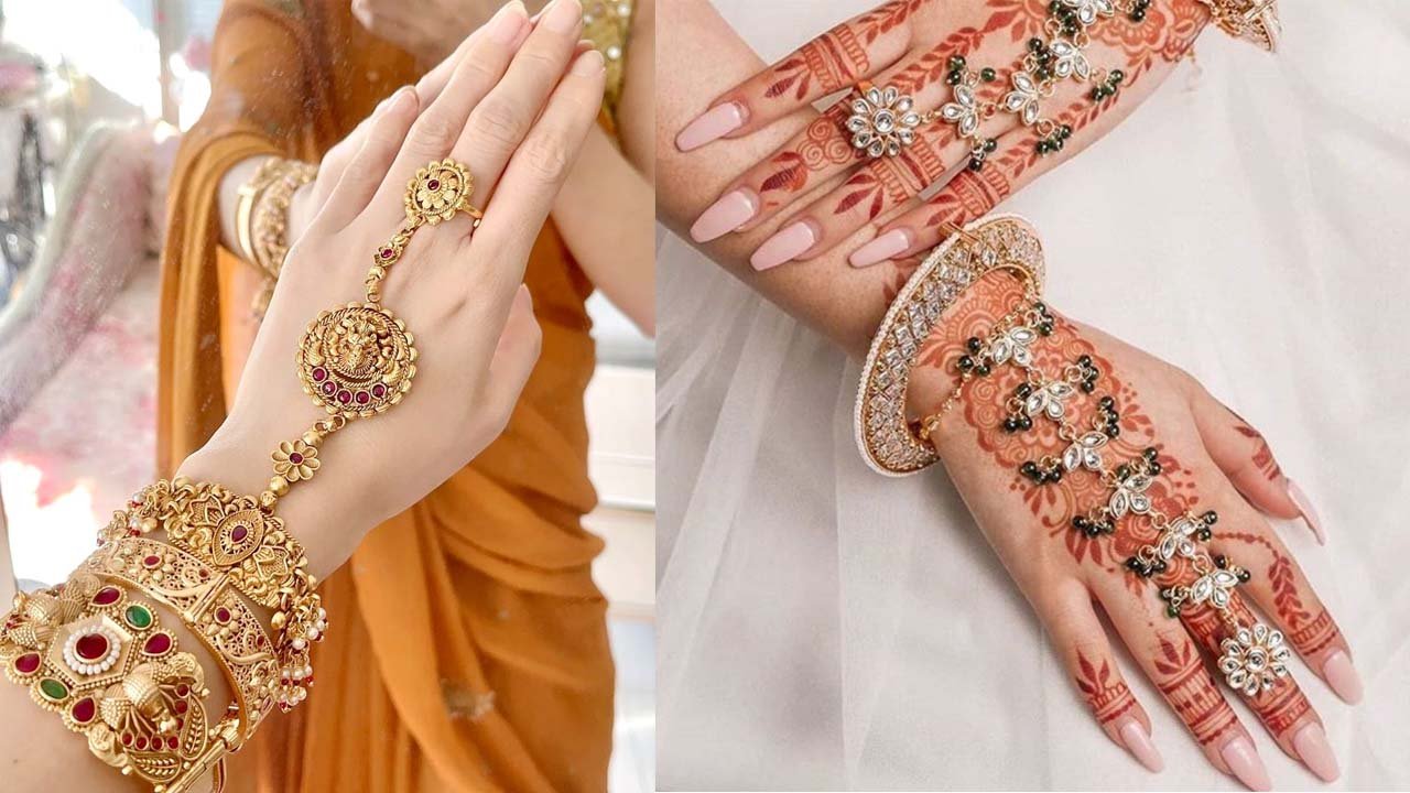 Bridal Look के लिए बेस्ट हैं Hathphool, देखें एक से एक डिजाइंस