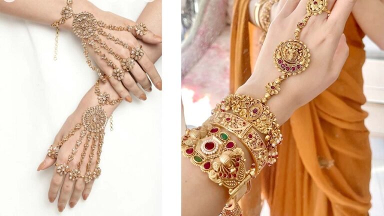Bridal Look के लिए बेस्ट हैं Hathphool, देखें एक से एक डिजाइंस
