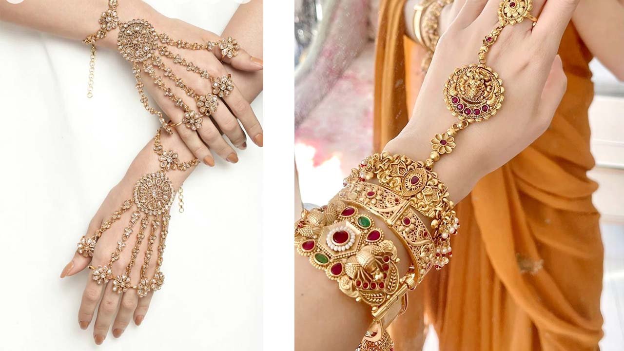 Bridal Look के लिए बेस्ट हैं Hathphool, देखें एक से एक डिजाइंस