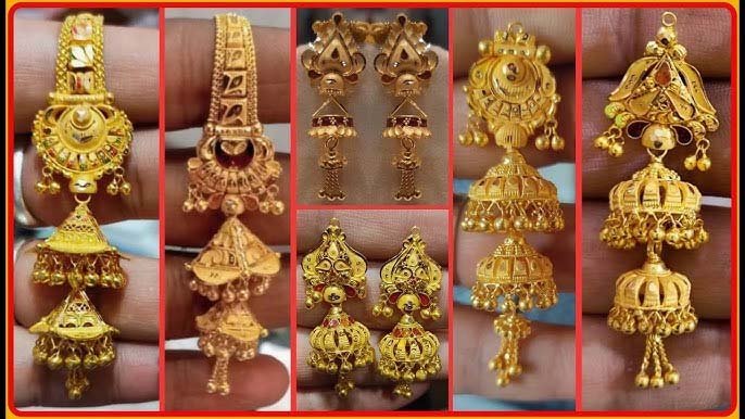 Latest Gold Jhumka Designs: देखें ये लेटेस्ट झुमका डिजाइन 1 Latest Gold Jhumka Designs: देखें ये लेटेस्ट झुमका डिजाइन