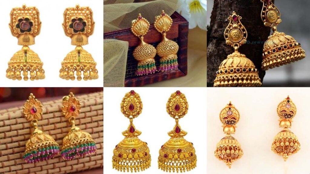 Latest Gold Jhumka Designs: देखें ये लेटेस्ट झुमका डिजाइन 4 Latest Gold Jhumka Designs: देखें ये लेटेस्ट झुमका डिजाइन
