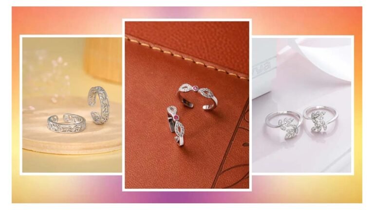 Toe Ring Designs : पैरों की सुंदरता बढ़ाने के लिए पहनें चांदी की बिछिया, देखें डिजाइंस