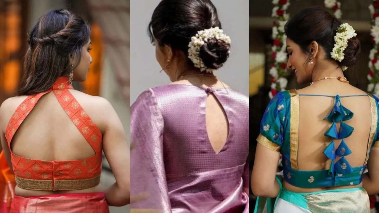 Backless Blouse का बोल्ड जलवा Deepika-Alia जैसी बॉलीवुड हसीनाओं से सीखें शादी सीजन में बेस्ट दिखना