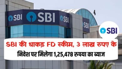 SBI FD Scheme: SBI ने एक शानदार FD योजना शुरू की है, जो ₹3 लाख के निवेश पर ₹125,478 का ब्याज देती है