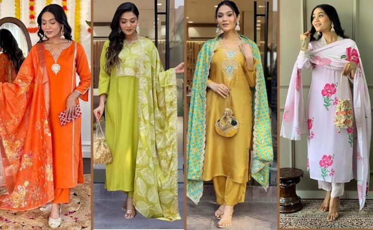 डिजाइनर Kurti Pant Set जो आपको बनाएंगे स्टार