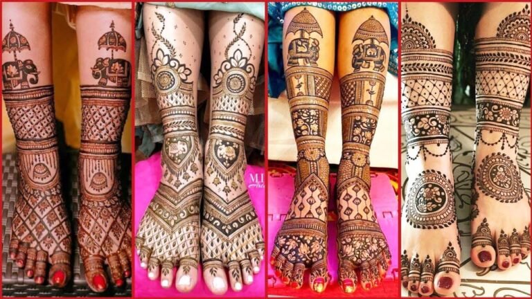 Bridal Leg Mehndi Designs: ये लेटेस्ट फुट मेहंदी डिजाइन, शादी में दिखेगा रॉयल और ट्रेडिशनल अंदाज