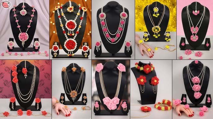 Flower Jewellery Set: अपने मेहंदी फंक्शन में ट्रेंडी फ्लावर ज्वेलरी सेट के साथ आकर्षक लुक पाएँ