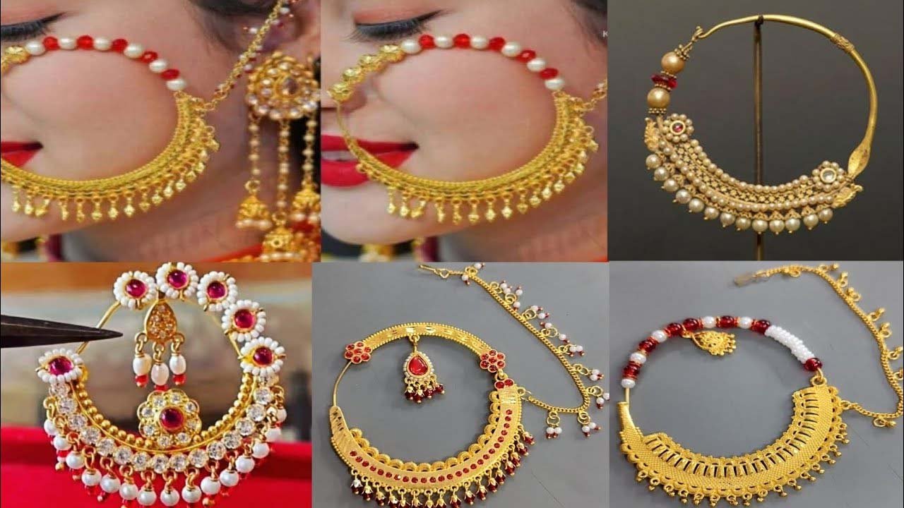 Gold Nath Design: चेहरे पर चाँद सा नूर देगा ये लेटेस्ट पहाड़ी नथ ,देखे लेटेस्ट डिज़ाइन