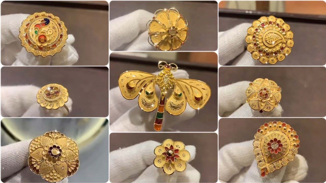 Gold Ring Designs: ये ब्राइडल गोल्ड रिंग डिज़ाइन सबसे हैं यूनिक , देखे लेटेस्ट डिज़ाइन