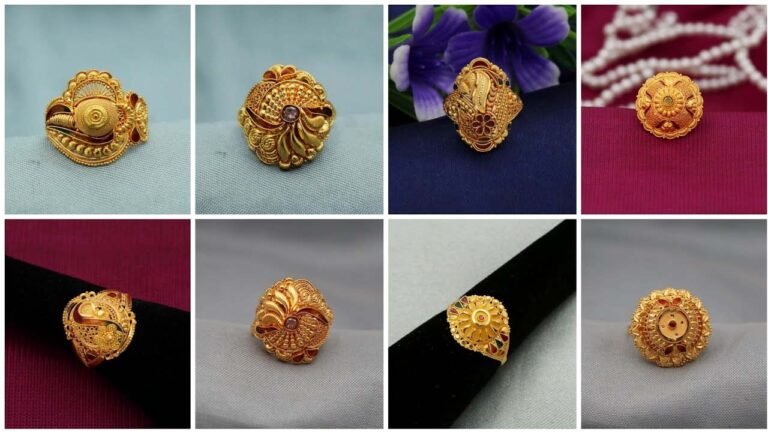 Gold Ring के नए डिज़ाइन आपकी खूबसूरती में लगाएं चार चांद