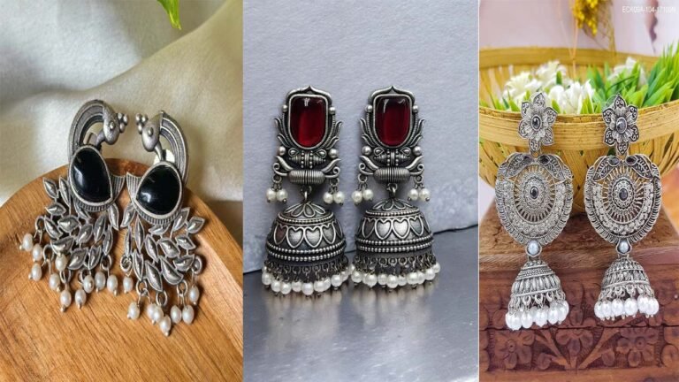 पहने SILVER EARRINGS, हर दिन मिलेगा स्टाइलिश लुक