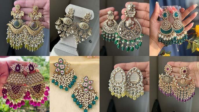 Artificial Earrings: शादियों में अनोखे डिज़ाइन के आर्टिफिशियल इयररिंग्स पहनें, हर लुक में शाही झलक दिखेगी