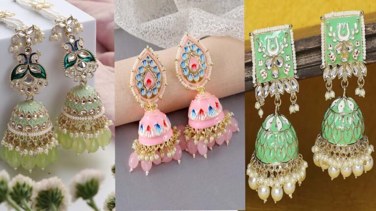 Stylish Jhumka Designs: साड़ी-सूट के लिए स्टाइलिश लेटेस्ट झुमके डिजाइन्स देखे