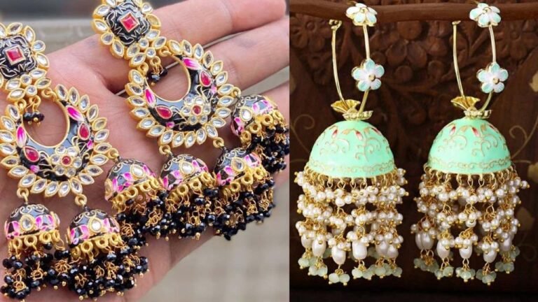 Latest Jhumka Designs : लेटेस्ट ब्राइडल झुमका डिज़ाइन्स 2025 देखे ये लेटेस्ट झुमके