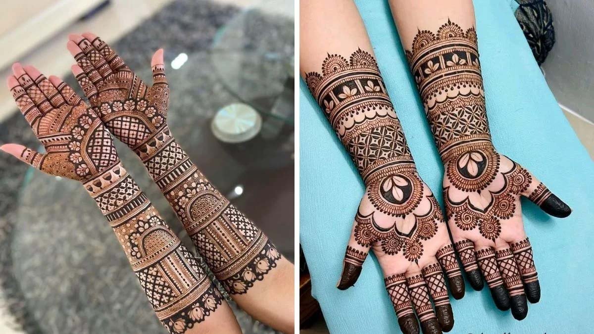 Bridal Mehndi Designs: दुल्हन के हाथों की रौनक बढ़ाने वाले खूबसूरत और ट्रेंडी मेहंदी डिजाइन