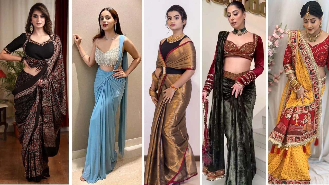 Velvet Blouse Design for Winter : पहनें वेलवेट के लेटेस्ट ब्लाउज डिजाइन