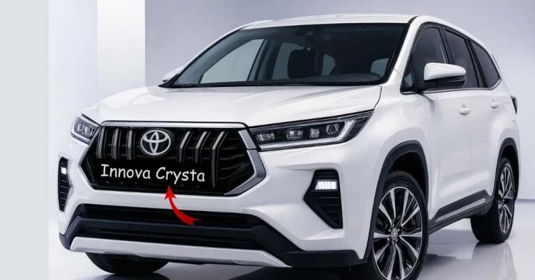 Toyota Innova Crysta 2026: Toyota ने लॉन्च की 2.4L Diesel इंजन के साथ 150HP Power और प्रीमियम 7-Seater MPV, सिर्फ ₹2.99 Lakh में लाए घर