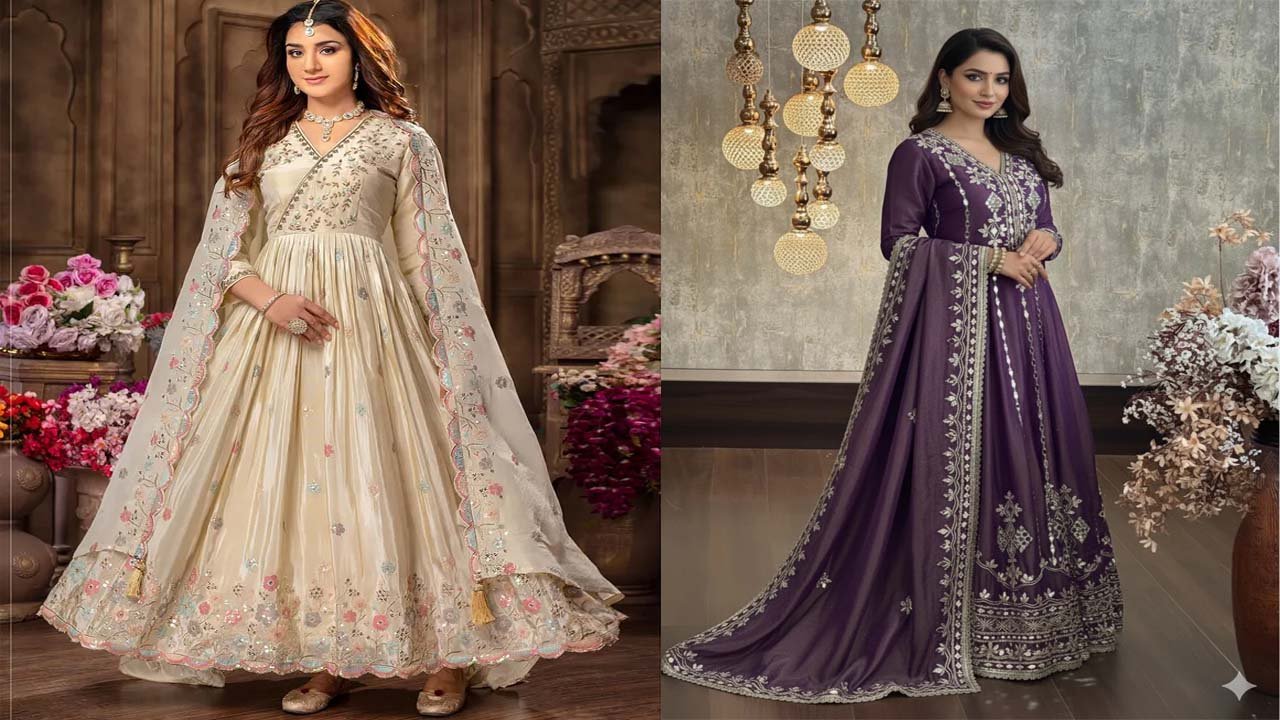 Anarkali Suit Designs: रॉयल लुक के लिए बेस्ट हैं ये चूड़ीदार स्लीव्स वाले लॉन्ग अनारकली सूट 1 Anarkali Suit Designs: रॉयल लुक के लिए बेस्ट हैं ये चूड़ीदार स्लीव्स वाले लॉन्ग अनारकली सूट