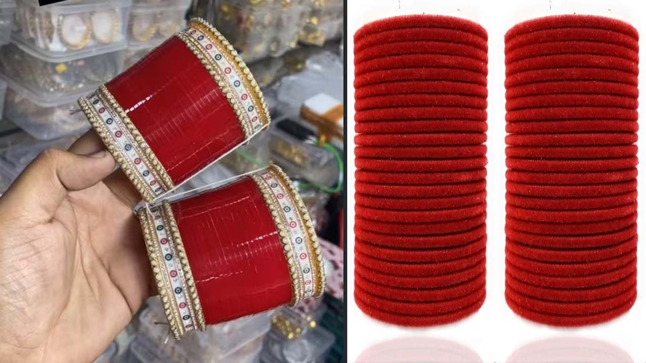 Bangle Design: हाथों की खूबसूरती बढ़ाने के लिए पहनें लाल चूड़ियां, देखें लेटेस्ट डिज़ाइन 1 Bangle Design: हाथों की खूबसूरती बढ़ाने के लिए पहनें लाल चूड़ियां, देखें लेटेस्ट डिज़ाइन