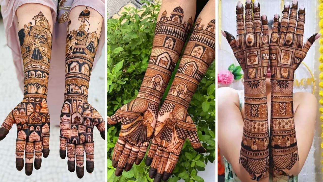 Bridal mehndi designs: ये ट्रेंडी ब्राइडल मेहंदी डिज़ाइन देखें, जो आपके हाथों में खूबसूरती का एक गहरा टच देंगे 2 Bridal mehndi designs: ये ट्रेंडी ब्राइडल मेहंदी डिज़ाइन देखें, जो आपके हाथों में खूबसूरती का एक गहरा टच देंगे
