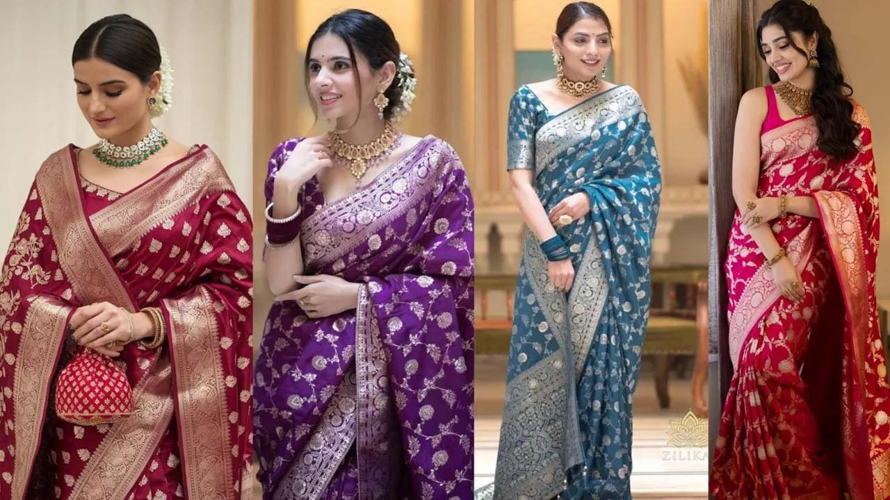 Saree For Women : हर मौके पर दिखेंगी सबसे अलग सिल्क साड़ी डिजाइन्स के साथ