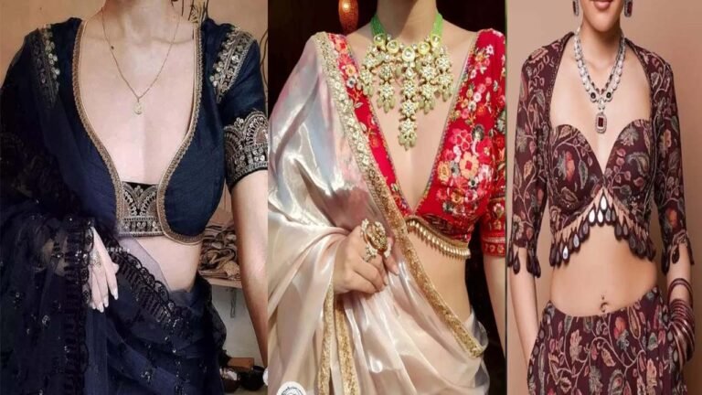 Blouse Designs: साड़ी लुक को बनाएं मॉडर्न, ट्राई करें ये ब्लाउज डिजाइंस