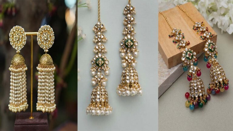 Latest jhumka Designs: अपनी साड़ी के साथ रॉयल लुक पाने के लिए इन लेटेस्ट इयररिंग्स को स्टाइल करे