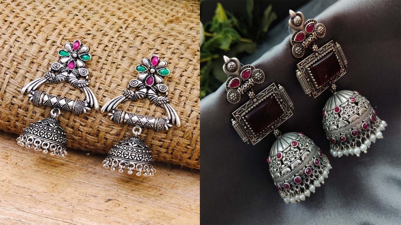 Latest jhumka Designs: अपनी साड़ी के साथ रॉयल लुक पाने के लिए इन लेटेस्ट इयररिंग्स को स्टाइल करे