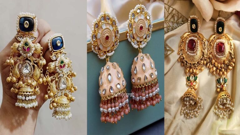 Latest Jhumka Designs: वेडिंग लुक को परफेक्ट बनाने के लिए झुमके के अट्रैक्टिव डिजाइन