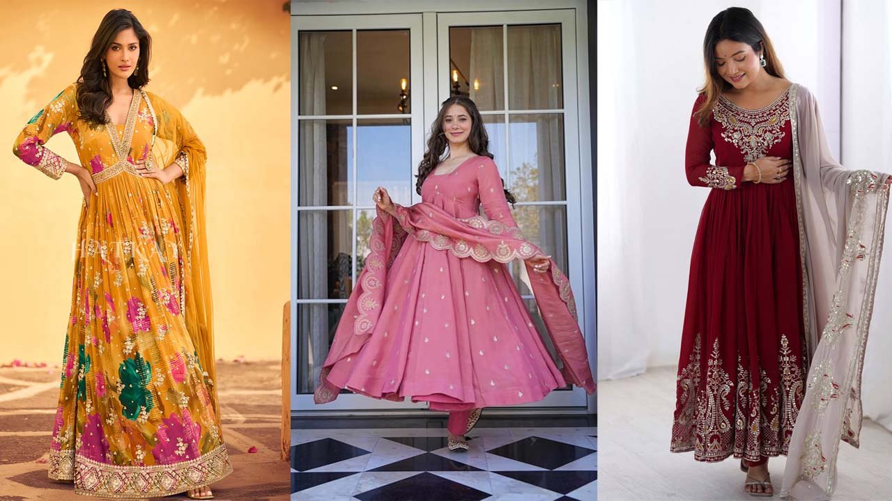 Anarkali Suits Designer 2025: डिजाइनर अनारकली सूट का नया जलवा,लहंगा भूल जाइए ,देखे कलेक्शन