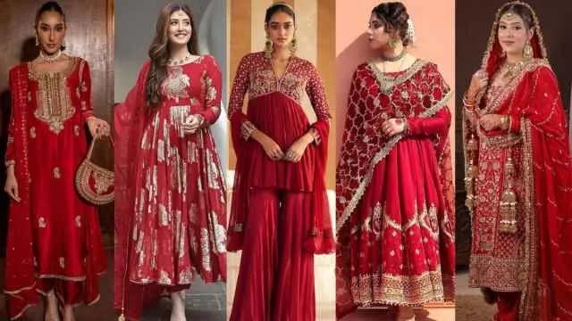 Red Suit Design: शादी से ऑफिस तक इन स्टाइलिश रेड सूट डिजाइन्स से बनाएं हर लुक स्पेशल