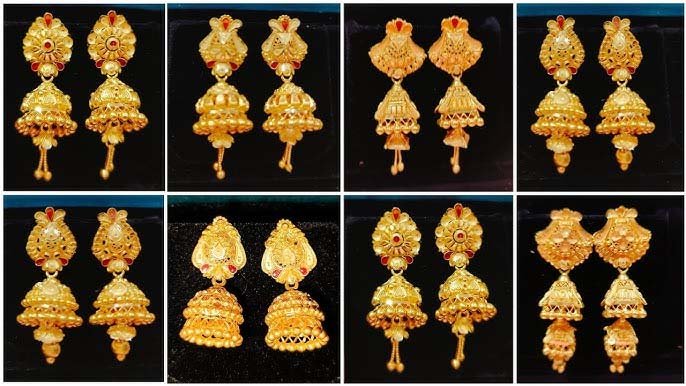 Gold Jhumka Design: बेटियों के लिए बेस्ट गोल्ड झुमका डिजाइन, पीकॉक, कुंदन और बेल शेप ट्रेंड्स