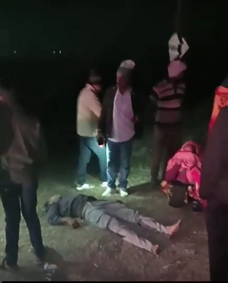 SINGRAULI - सड़क हादसे में अधेड़ की हुई मौत, गुस्साये परिजनों ने लगाया जाम