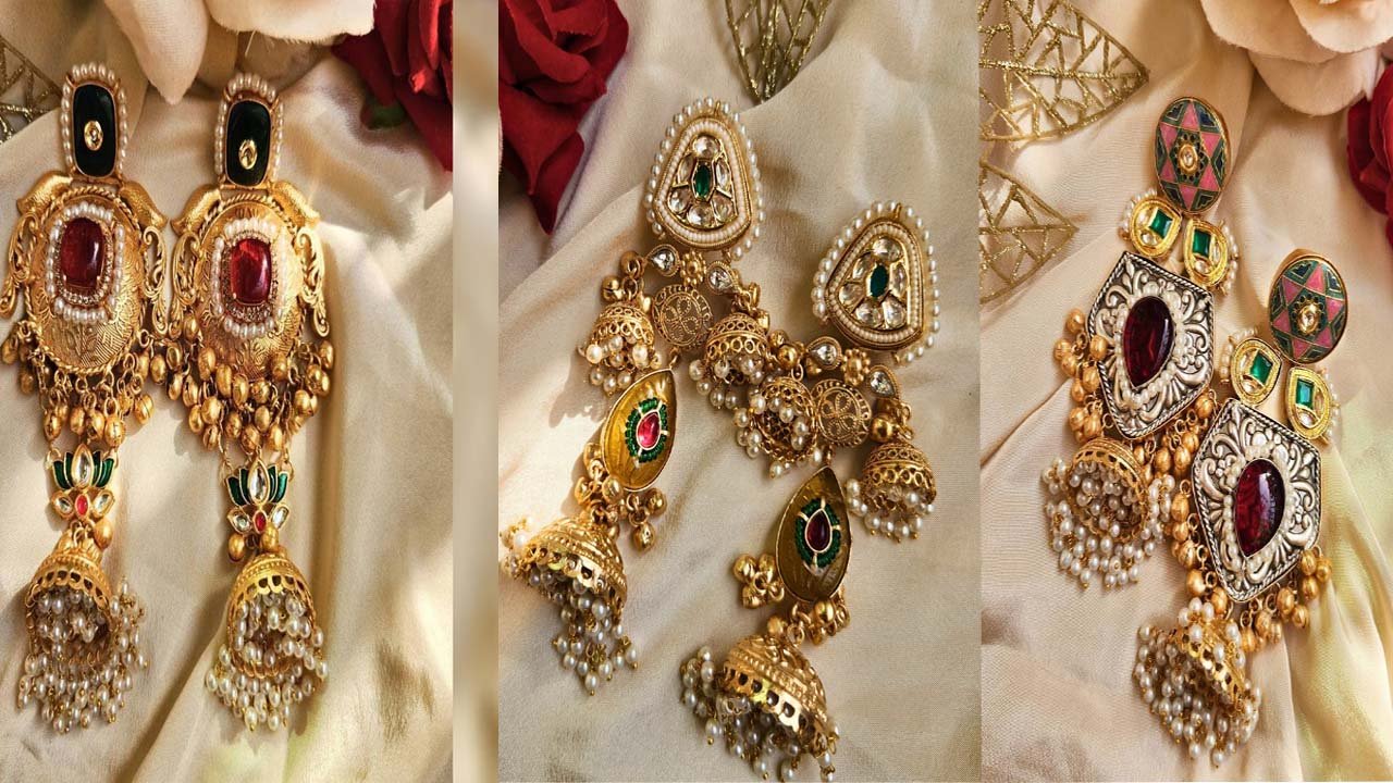 ट्रेंडिंग Kashmiri jhumka design वेडिंग सीज़न की पहली पसंद!